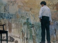 Thinking of History from my space by Chen Yifei 1979